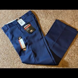 New Dickies work pants, blue.